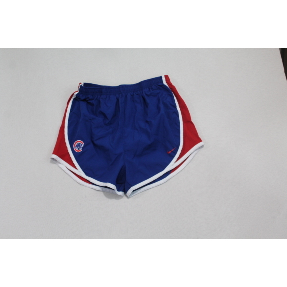 Nike Chicago Cubs Women Blue Active Shorts Dri Fit Size Medium